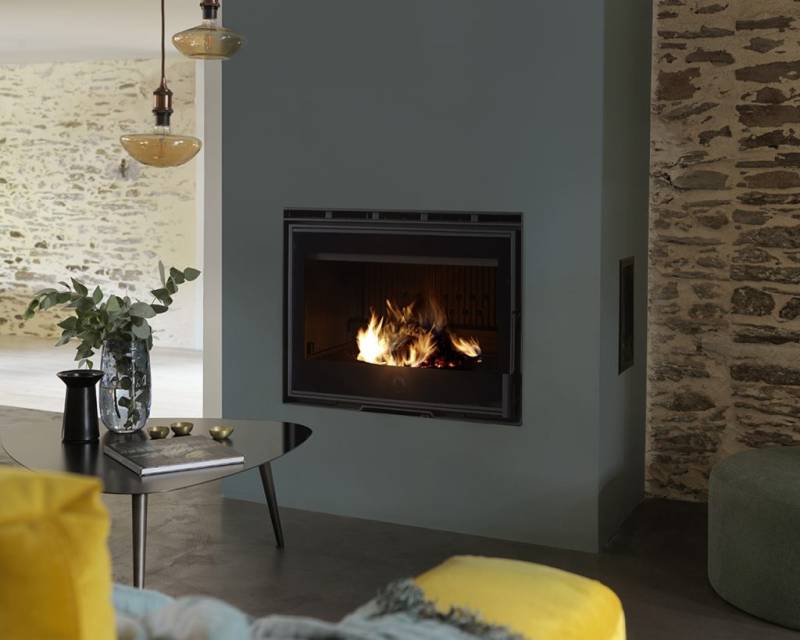 Insert à bois bûches en FONTE - DEVILLE - JOYAU 65 - à Belcodène (13 720) proche de la Bouilladisse (13 124)