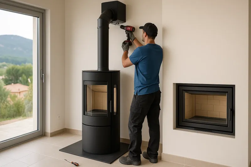 Installation professionnelle de poêles et inserts à Saint-Zacharie près d'Auriol : respect des normes RT2012 et RE2020 garanties